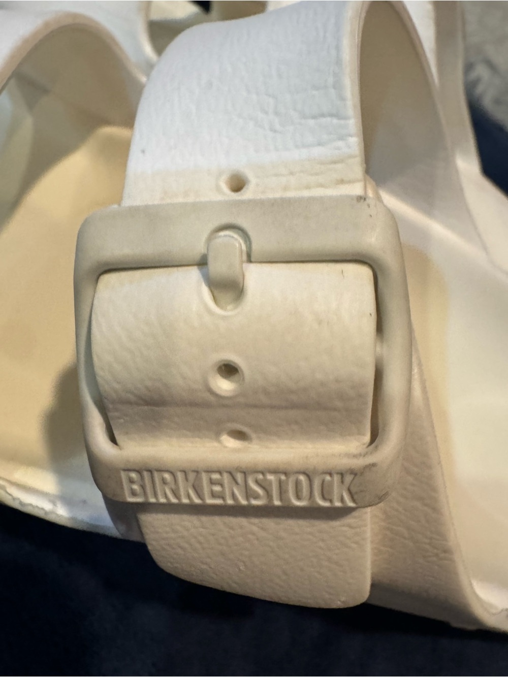 Birkenstock White Double Strap EVA Sandals - Picture 3 of 7